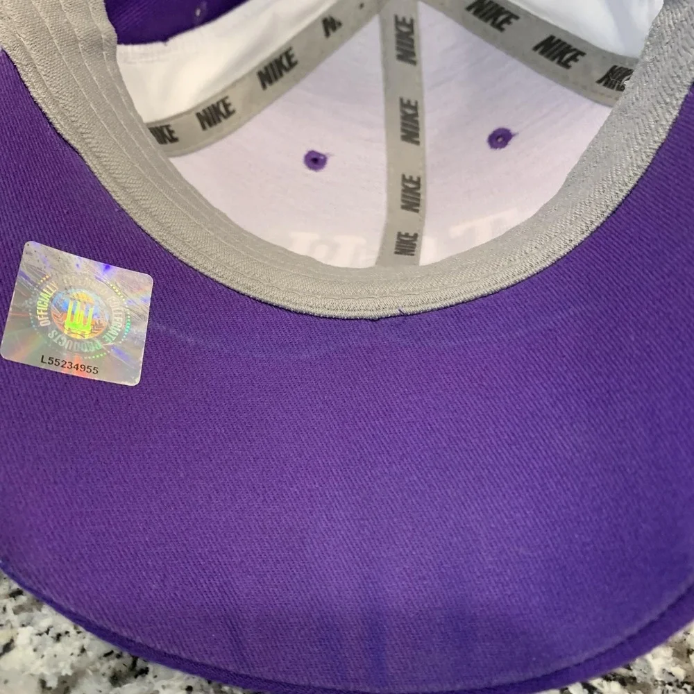TCU Horned Frogs Hat Cap Strap Back‎ Mens One Size Purple Legacy91 Nike Dri-FIT